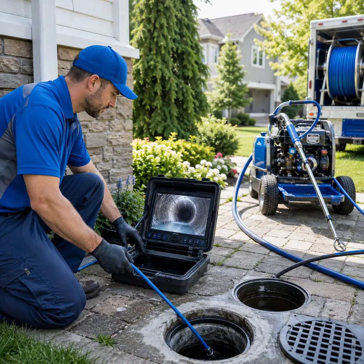 Outdoor drain cleaning professionals serving Lincoln, IA