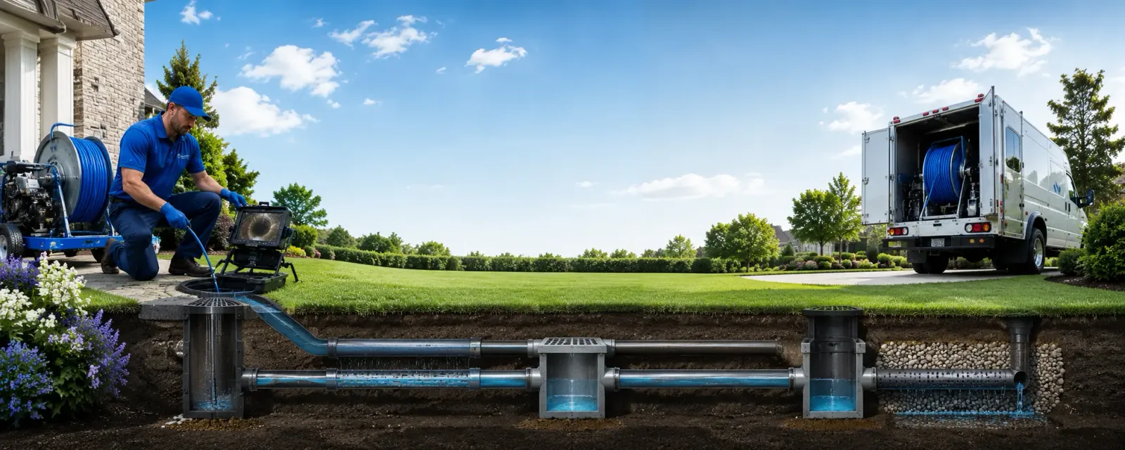 Outdoor drain cleaning information for Lincoln, IA